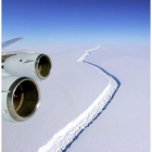 Detalle del iceberg, que mide 200 metros de grosor. JOHNN SONTAG