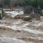 La tromba de agua asoló el sábado la localidad de El Torrico.