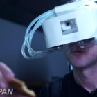 Científicos japoneses idean un sistema con gafas 3D que reduce el apetito.