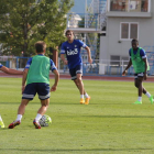 La Deportiva se mide a La Bañeza en la recta final de su preparación de pretemporada. ANA F. BARREDO