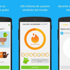 La aplicación Duolingo.