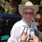 Imagen de archivo fechada el 28 de marzo del 2007, que muestra a Ramón Castro, hermano mayor del líder cubano Fidel Castro, durante la inauguración de la Feria Comercial Internacional Agropecuaria, en La Habana (Cuba).