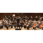 La Joven Orquesta Leonesa en un concierto en el Auditorio. MARCIANO PÉREZ