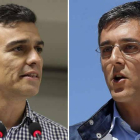 Pedro Sánchez y Eduardo Madina, dos de los candidatos a liderar el PSOE.