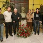 En la sede de UGT se rindió ayer homenaje a su fundador, Pablo Iglesias