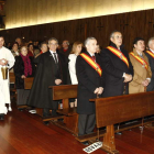El obispo preside la misa de acción de gracias en el santuario de la Virgen del Camino.