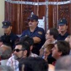 Los afectados se concentraron la pasada semana ante la sede de Afinsa en Madrid