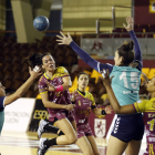 La leonesa Raquel Caño logró siete goles ante Zuazo. MARCIANO