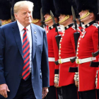 Donald Trump durante su reciente visita aInglaterra. RANDALL