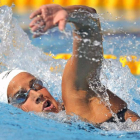 Érika no pudo sellar en la piscina del Acuatic Center el pase a la final de los 800 metros libres.