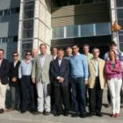 La Junta Directiva de Cecale durante la reunión que tuvieron ayer en Zaragoza