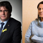 Carles Puigdemont y Anna Gabriel.