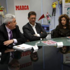 Momento de la presentación del Magistral de Ajedrez de León en las instalaciones de Marca en Madrid