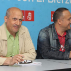 Manuel Ángel Rey y Gerardo Álvarez Courel, ayer.