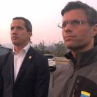 Guaidó anuncia junto a un liberado Leopoldo López la fase final contra la usurpación de Maduro.