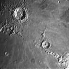 Copérnico, el cráter más llamativo de la luna, visto desde León