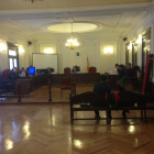 Sala de juicios de la Audiencia Provincial de León.