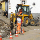 Obras en el municipio de Sabero