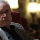 El escritor irlandés John Banville, durante su estancia en León para recoger el premio Leteo de 2013.