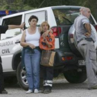 Varios familiares de Laura Alonso participaron en la búsqueda del cadáver.