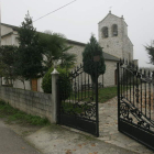 Imagen de la iglesia de Vilela tomada ayer.