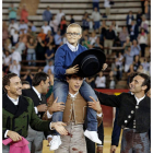 Adrián, el pasado sábado en la corrida solidaria. MANUEL BRUQUE