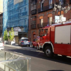 Los bomberos de León se encargaron del rescate.
