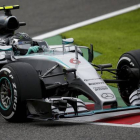 Nico Rosberg, durante la calificación del GP de Japón, este sábado.