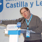 Juan Vicente Herrera durante un momento de la clausura de la Convención.