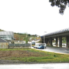 Terrenos de la estación, junto al viaducto de la N-VI.