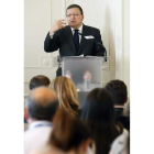 Durao Barroso durante su intervención en Santander.