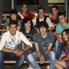 Algunos de los actores protagonistas de la serie de Antena 3 «Física o Química».