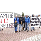 Protesta ganadera el pasado abril en Riaño. MARCIANO PÉREZ