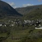 Vista parcial de la localidad de Murias de Paredes, ubicada en la comarca leonesa de Omaña