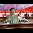 El general Ri Yong Gil en un discurso en Pyongyang en 2014.
