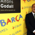 Alfons Godall, en el 2010, durante la presentación de su candidatura a la presidencia del Barça.