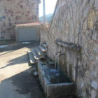 Fuente de la que mana el agua del manantial de Baños, en Villanueva de la Tercia