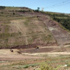 Obras en la presa de Castrovido.