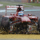 Fernando Alonso ha abandonado en la segunda vuelta del Gran Premio de Malasia.