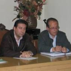 Luis Mariano Santos y José María Díez, concejales de la UPL
