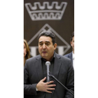 El alcalde de Sabadell, en la comparecencia de ayer.