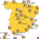 Operaciones y terroristas yihadistas detenidos por comunidades autónomas desde el 2012.