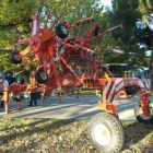 Una de las máquinas agrícolas expuestas en la feria en la edición del año pasado.