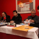 Jesús Guerrero, Tomás Martínez Antolín, Abel Pardo, Rafael García Loza y María Lescún, en la present