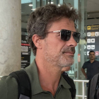 El actor español Rodolfo Sancho a su llegada a Bangkok. CONCEPCIÓN DOMÍNGUEZ