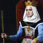 Retrato de Urraca que se exhibe en el Salón de los Reyes del consistorio de San Marcelo
