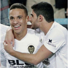 Rodrigo Moreno, a la izquierda, se va al Atlético de Madrid. BIEL.