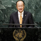 El presidente del Banco Mundial, Jim Yong Kim, durante una intervención en la ONU.