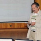 Estanislao de Luis Calabuig, durante las jornadas.