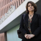 Dolores Delgado, fiscal experta en terrorismo yihadista, en la Ciutat de la Justícia.